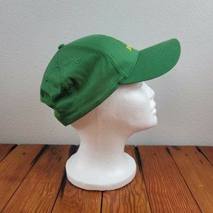 John Deere Hat Logo Cap Tractors Snap Back Trucker Baseball Spell Out Farm Green